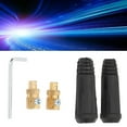 thumbnail image 4 of 2 Set Welding Cable Connectors,  200A DKJ10-25 Welding Cable Quick Connector Welder Male Head Quick Fitting Accessories, 4 of 8