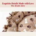 thumbnail image 2 of Plush Round Pet Bed, Soft Foldable Drawstring Adjustable Pet Cushion Bed, Non‑Slip Warm Sleeping Nest for Small Dogs Cats, Cozy Indoor Pet Sleeping Mat for Rest and Sleep, 2 of 7