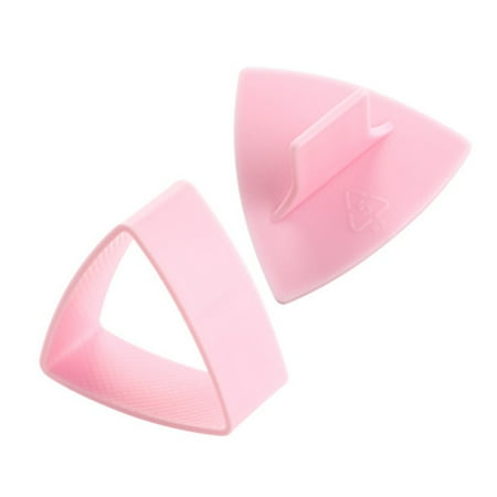

Farfi Sushi Mold Triangular Non-Stick PP Heat Resistant Rice Ball Press Maker for Home (Pink Red)