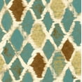 thumbnail image 2 of Pinto, Patricia 12x12 Gold Ornate Wood Framed with Double Matting Museum Art Print Titled - Teal Thatch I, 2 of 4