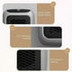 thumbnail image 4 of Upgraded 800W Wall-Mounted Mini Heater with Remote - Digital Electric Heater PTC Fast Heating for Home & Office Use, 4 of 5