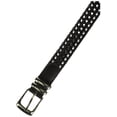 thumbnail image 2 of Cinturón trenzado para hombre Perry Ellis negro 46 Medio, 2 of 6