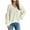 White-01, variant on Ultrave Cardigan for Women V Neck Open Front Button Down Long Sleeve Cable Knit Sweaters Tops