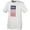 White, variant on Rawlings Sporting Goods Rawlings Men's Bat Flag Baseball T-Shirt Grey M