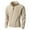 Beige, variant on safuny Men's Casual Loose Shirts Big&Tall Solid Color Pullover Stand Collar Sweatshirts Half Zipper Long Sleeve Tops Fashion Workout Beige L