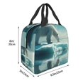 thumbnail image 3 of Vsdgher Polar Bear On Iceberg Print Lunch Bag, Lunch Box for Women Adult Men, Lunch Tote Insulated Cooler Lunch Container for Work/Office/Picnic/Travel, 3 of 8