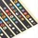 thumbnail image 4 of Guitar Fretboard Stickers SelfAdhesive Music Accessories 7Color Tone for Beginner Learner(Black ), 4 of 4