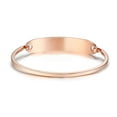 thumbnail image 5 of Vnox Medical Alert Bracelets, Rose-Gold Stainless Steel Diabetic Cuff Bracelets for Women, 5 of 6