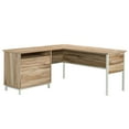 thumbnail image 4 of Sauder Portage Park L-Shape Desk, Kiln Acacia Finish, 4 of 12