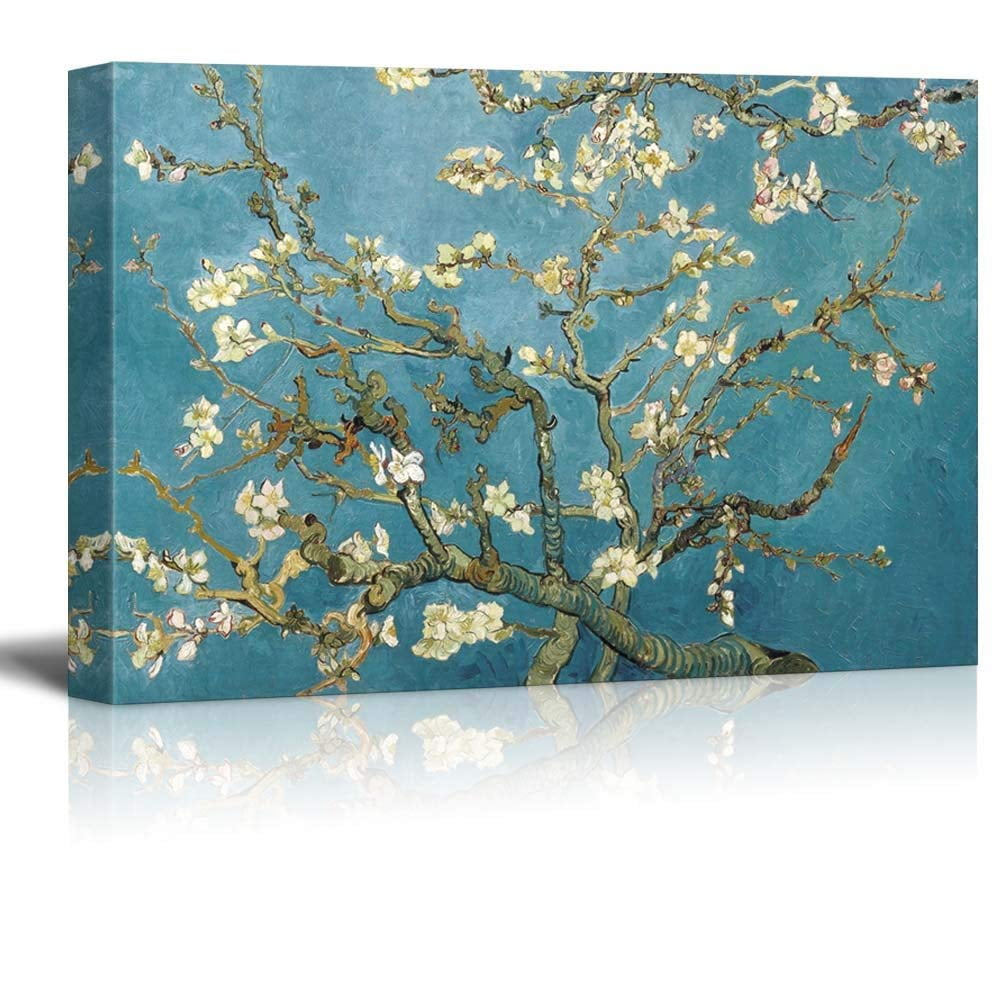 Van Gogh Almond blossom Giclee Fine Art Print on Canvas Wall Art 48" 
