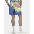 thumbnail image 3 of No Boundaries All Gender Pride Tie Dye Jogger Shorts, 6" Inseam, Men's Sizes XS-5XL, 3 of 5