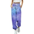 thumbnail image 1 of Nouveau Pantalon Décontracté Mode Impression 3D pour Femmes Taille Haute à Cordon, 1 of 4