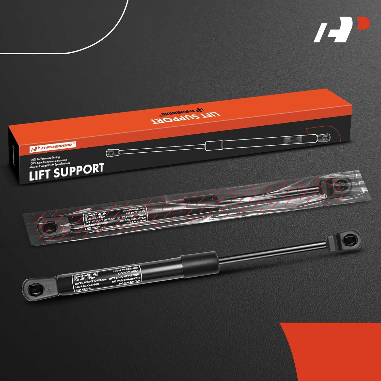 A-Premium Hood Bonnet Lift Supports Shock Struts Springs Replacement for Infiniti M35 M45 2006-2010 65470EJ20A 2-PC Set