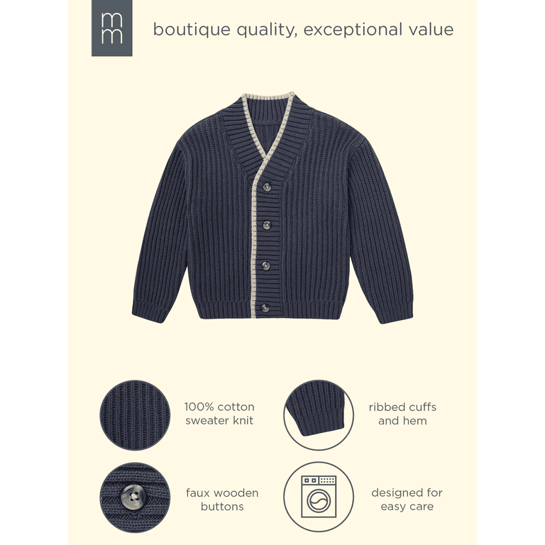 Modern Moments by Gerber Toddler Boy Sweater Cardigan photo 6