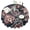 Paisley-295, variant on Round Tablecloth for Everyday Dining 60 Inch Vintage Paisley Pattern Table Cover Floral Durable Fabric Kitchen