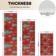 thumbnail image 4 of Red Christmas Tree Pattern Kitchen Rugs Sets Of 3,Kitchen Runner Rugs Non Skid Washable,Decorative Kitchen Floor Mats for Kitchen,Sink,Laundry,17"x30"+ 17"x47" + 17"x59", 4 of 6
