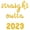 Gold, variant on Cursive Script Letter Balloons - STRAIGHT OUTTA 2023 16" Inch Alphabet Letters Foil Mylar Balloon Birthday Party Banner (Gold)