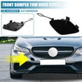 thumbnail image 2 of Unique Bargains Car Front Right Bumper Tow Hook Cover for Mercedes-Benz E250 2014-2015 No.A2128850526 Bright Black, 2 of 6