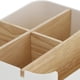 thumbnail image 4 of Administrador de escritorio extraíble, Administrador de caja de almacenamiento de escritorio con 5 compartimentos multifuncionales de madera y plástico Remote Pen Pen Desktop Manager Varios, 4 of 7