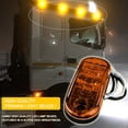 thumbnail image 3 of 2 uds., luces led de posición lateral duraderas para remolques, camiones, caravanas, luces de posición laterales, lámpara led, camión, ámbar, rojo, blanco, 3 of 5