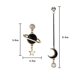 thumbnail image 1 of Pendientes asimétricos de ópalo vintage con dise?o de borla bohemia de sol y luna (a-1b) LingWen 8390605763977, 1 of 1