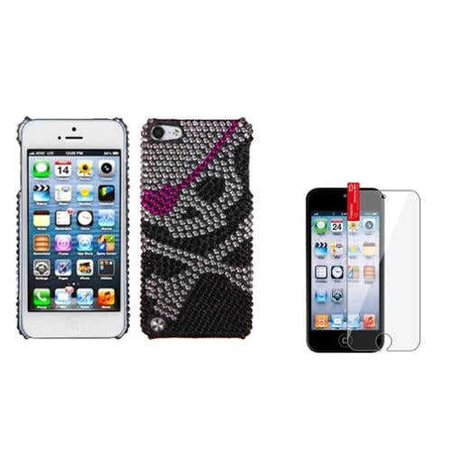 6th Gen CaseBling Diamond Shockproof Hybrid Hard Cover For iPod Touch 5th