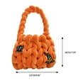 thumbnail image 3 of FENOHREFE Woven Handbag Unique Holiday Bag Suitable for Halloween Lovers and, 3 of 8