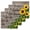 Yellow, variant on Farm Sunflower Dish Towels Set, Waffle Weave Kitchen Towels 4 Pieces, Positive Floral Vintage Brown Wooden Microfiber Hair Face Bath Tea Towel Absorbent Quick Drying Cleaning Dish Cloths 12"x12"
