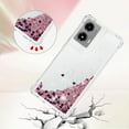 thumbnail image 4 of Case for Motorola Moto G Stylus 5G 2024 Case Glitter Cute Luxury Love Liquid Quicksand Clear Soft TPU Girls Women Bumper Shockproof Protective Cover for Moto G Stylus 5G 2024 Rose Gold YB, 4 of 14