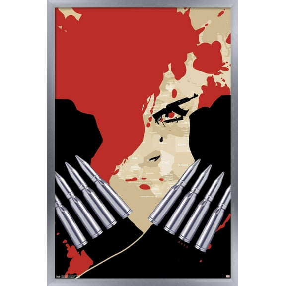 Marvel Comics - Black Widow - Black Widow #15 Wall Poster, 14.725" x 22.375", Framed