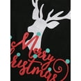 thumbnail image 6 of Qiylii Matching Family Christmas Pajamas Set,Long Sleeve Elk Tops+Plaid Trousers, 6 of 9
