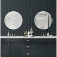 thumbnail image 6 of NextWall Blue Denim & Pewter Geo Diamond Peel and Stick Wallpaper - 20.9 ft. W x 18 ft. L Roll, 6 of 7