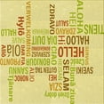 thumbnail image 1 of Ahgly Company Indoor Square Patterned Orange Gold Area Rugs, 7' Square, 1 of 6