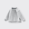 thumbnail image 2 of Coerni Unisex Boys Girls Fleece Lined Crewneck Sweatshirt Kids Warm Sherpa Pullover Sweater Oversized Fall Winter Clothes, 2 of 3