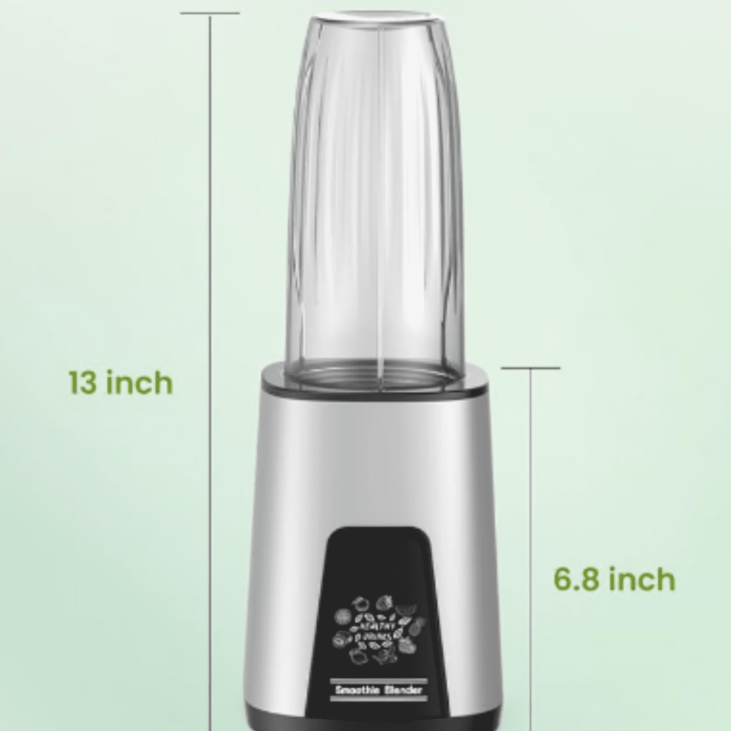 900W Personal Blender for Shakes & Smoothies, BPA-Free Portable Cups, 6-Leaf Blade, White