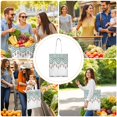 thumbnail image 2 of Sac Fourre-Tout en Toile Rayé Hippie – Sac de Courses Rétro Esthétique Réutilisable, 2 of 6