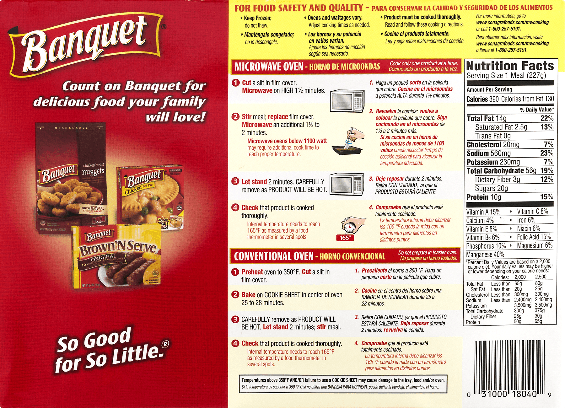 Banquet Sweet & Sour Chicken, 8.0 OZ