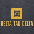 thumbnail image 3 of CafePress - Delta Tau Delta Gold Stacked Signature Long Sleeve T Shirt - Mens Hooded Shirt, 3 of 3