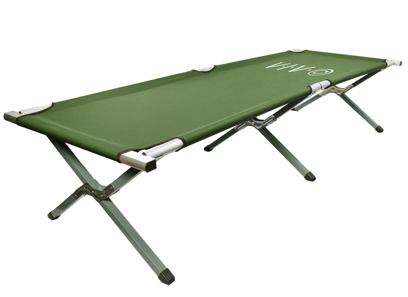 VIVO Green Camping Cot, Portable Fold up Bed, Military ...