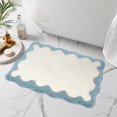 thumbnail image 1 of Alfombra de baño Bath Mat Uphome, absorbente, antideslizante, blanca, 45 x 65 cm, 1 of 7