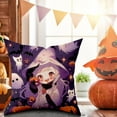thumbnail image 3 of Decorative Pillows for Couch Hwkond Halloween Decorative Pillow Covers 45x45cm Halloween Decorative White Colorful Outdoor Fall Pillow Home Sofa Decorative Throw Pillow Covers,Up to 25% Off, 3 of 5