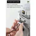 thumbnail image 3 of 1pc Portable Water Bottle Bag Crossbody Water Cup Holder With Adjustable Strap Multifunctional Pouch For Travel Hiking Cycling With Phone Pocket, 3 of 4