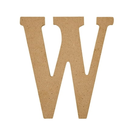 Plaid Unfinished Wood MDF 5" Letter for DIY Arts and Crafts, W
