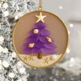 thumbnail image 3 of WUJGXI Coastal Sea Glass Hanging Ornament Beach Themed Holiday Pendant For Family Gatherings Ocean Charm Decor For Coastal Home And Interior Wall, 3 of 5