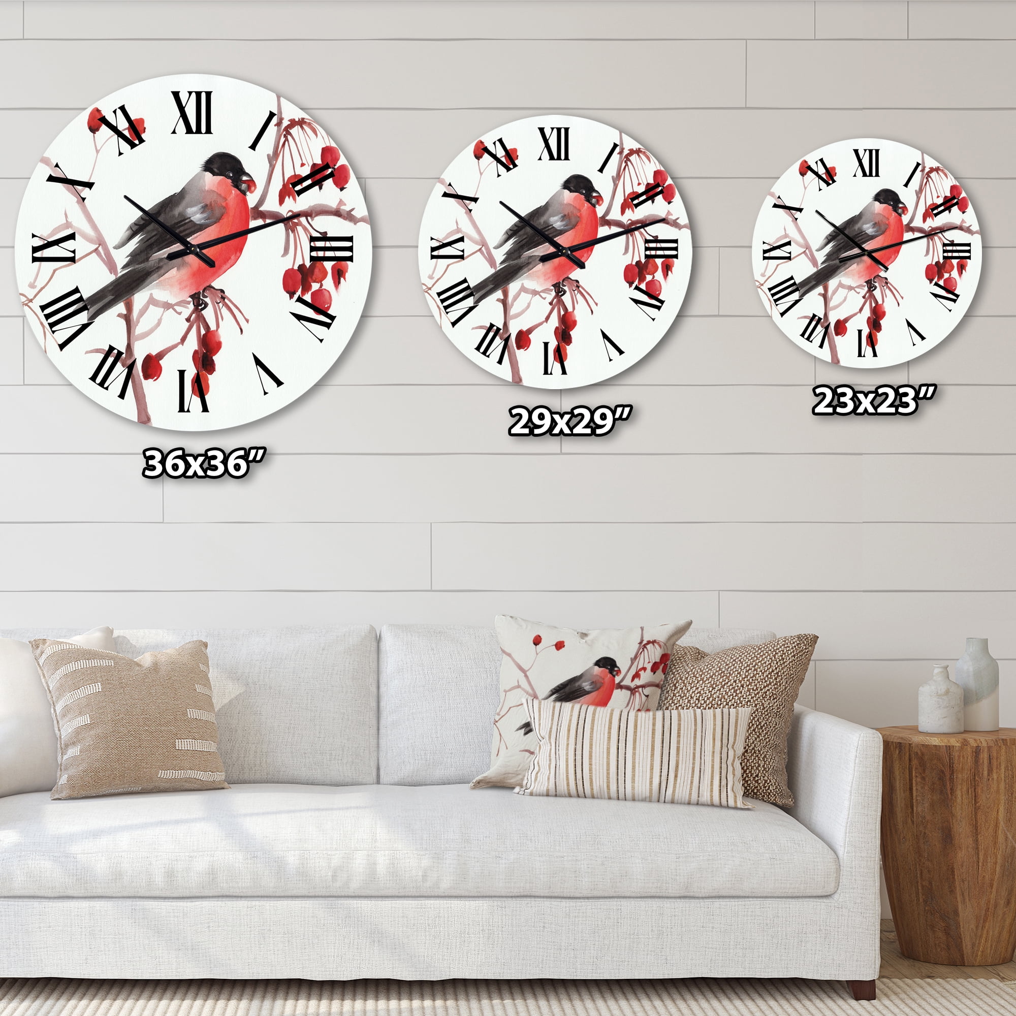 Designart 1 in Traditional Wall Clock