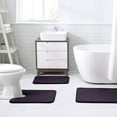 thumbnail image 6 of Walensee Memory Foam Bath Rug, 24"x36", Dark Purple, Non Slip Bathroom Mat, Machine Wash, 6 of 6