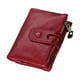 thumbnail image 2 of Cartera con bloqueo RFID Sunnimix de cuero PU multibolsillos rojo, 2 of 8