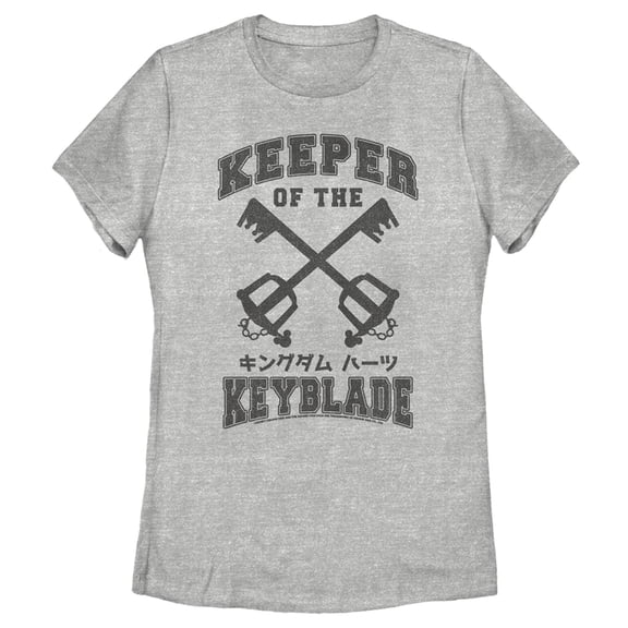 Women's Kingdom Hearts 1 Clashing Blades Graphic Tee Athletic Heather Medium