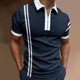 thumbnail image 4 of Gibobby Camisa Polo Hombre Polo de Cubierta de Ajuste clásico Polo de Cubierta de Ajuste clásico para Hombre(Marina,XG), 4 of 5