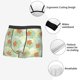 thumbnail image 3 of Balery Tropical Flowers Calzoncillos bóxer para hombre, ropa interior de algodón suave y transpirable con cinturilla de nailon-Medium, 3 of 5